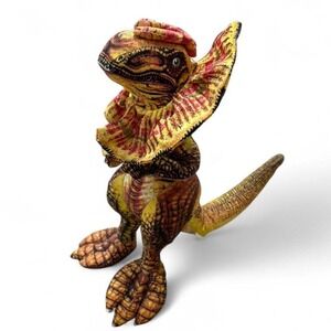 Vintage ACE 1992 Jurassic Park Dilophosaurus Plush Universal City Studios stuffy